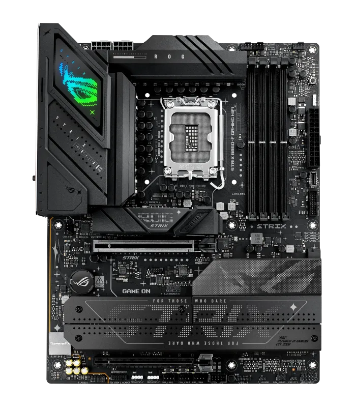 Asus ROG STRIX B860-F GAMING WIFI ROG STRIX B860-F GAMING WIFI Placa de Baza LGA1851, 4x DDR5, 1x DP 1x HDMI, 4711387806951