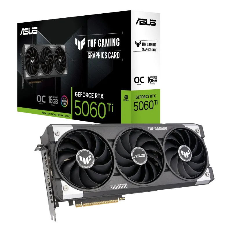 Asus TUF-RTX5060TI-O16G-GAMING TUF Gaming GeForce RTX 5060 Ti placa video 16GB GDDR7 OC VGA, 4711387994382