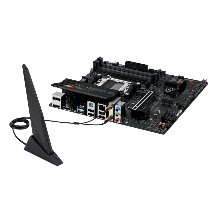 Asus TUF GAMING A620M-PLUS WIFI TUF GAMING A620M-PLUS WIFI placa de baza AM5 DDR5-SDRAM Maxim 128GB dual chanel