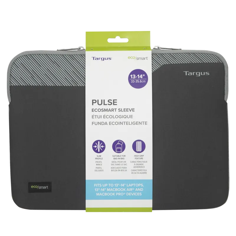 Targus TBS97004GL Husa Pulse EcoSmart 13-14'', Charcoal, 5063194003061