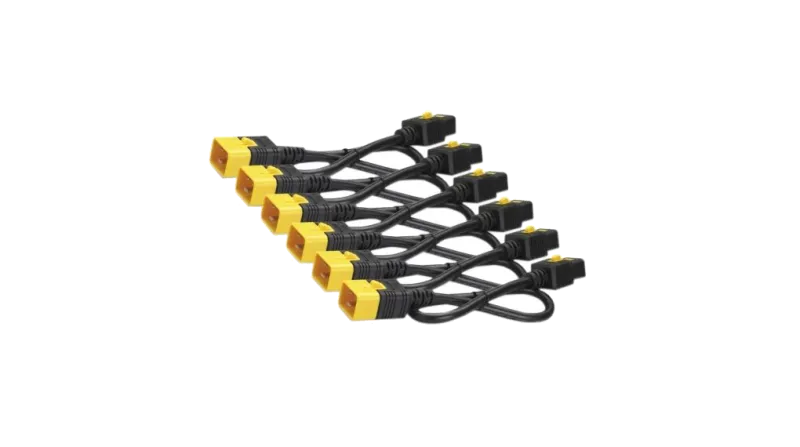 APC AP8716S Power Cord K AP8716S, Locking, C19 to C20, 1.8m, negru, set 6 buc, 0731304279723