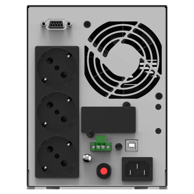 nJoy UPOL-OL100EP-CG01B Echo Pro 1000, UPS 1000VA/800W, On-line, Afisaj LCD, 3 prize Schuko, 6422956009465