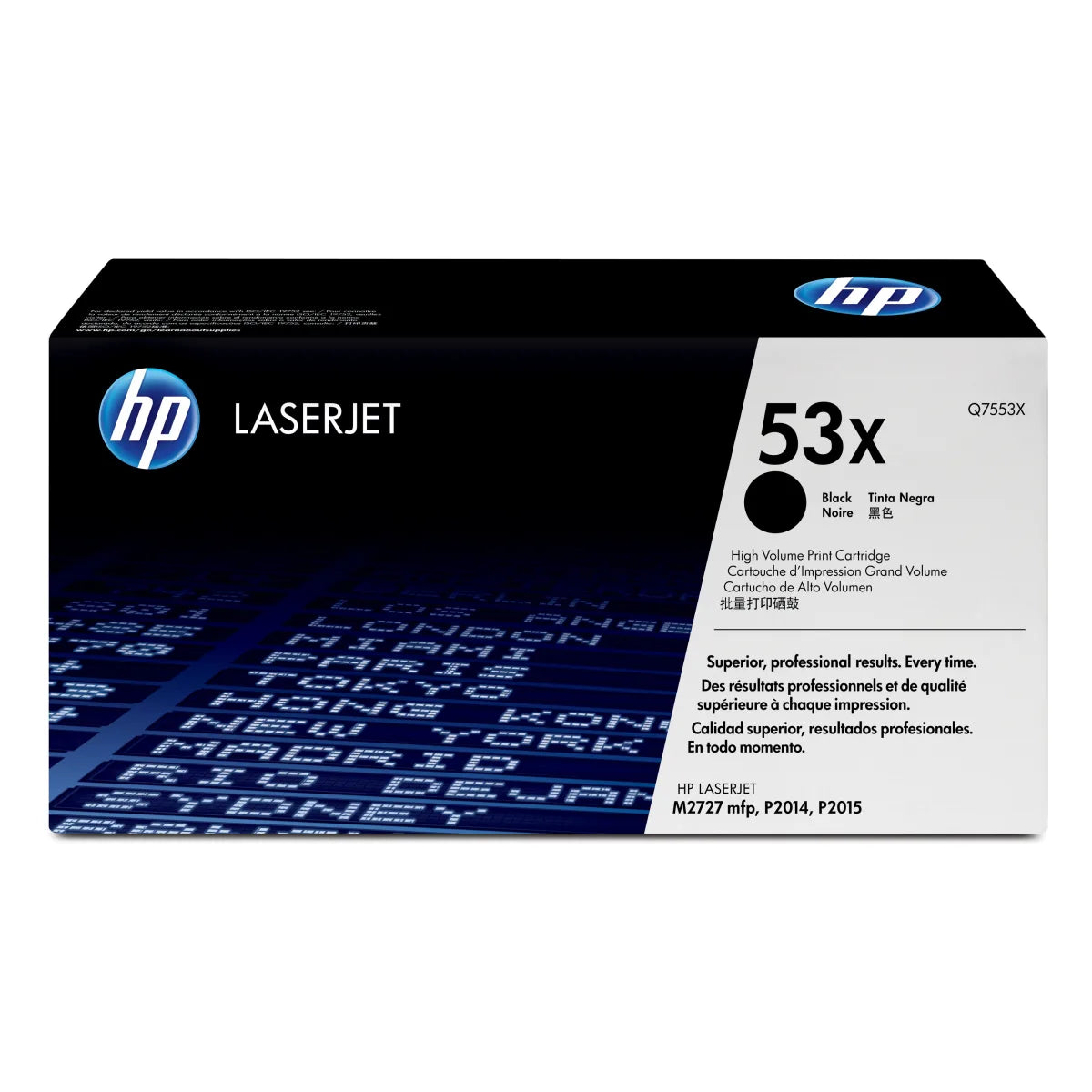 HP Q7553X HP Toner 53X Q7553X negru 7000 pag pentru LaserJet P2014 P2015 M2727 882780389274