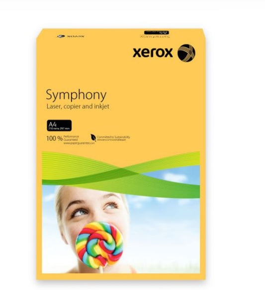 Xerox 003R92305 Carton colorat A4 160 g/mp, Buttercup, top 250 coli, 5017534923052