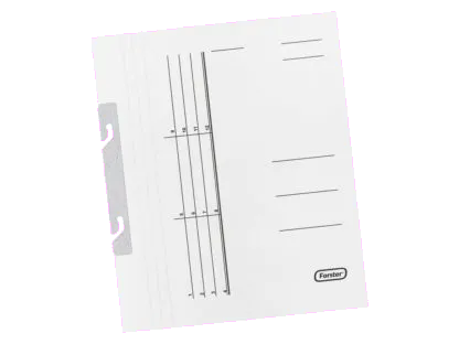 Office 81073 Dosar carton A4 cu capse coperta 1/1, alb