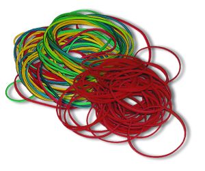 Economy 5866 Inele elastic din cauciuc, diametru 100mm punga 1000gr, 4043032594600 4043032594501