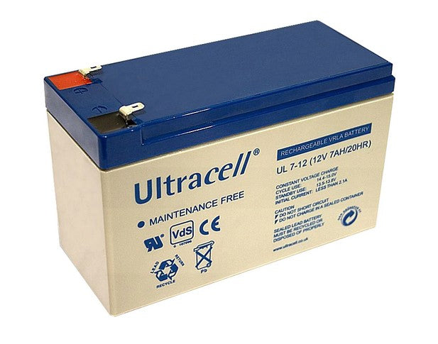 Ultracell UL7.2-12 Ultracell Acumulator etans tip gel 12V - 7.2A, dimensiuni 151 x 65 x h 94 mm