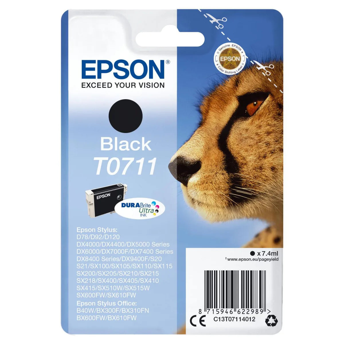 Epson C13T07114011 Epson T071141 cartus negru pentru Epson Stylus