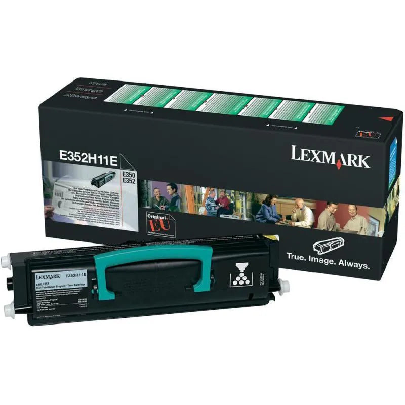 Lexmark E352H11E Lexmark E352H11E Cartus toner negru, ORIGINAL, Return Program, 9000 pag. 734646258104