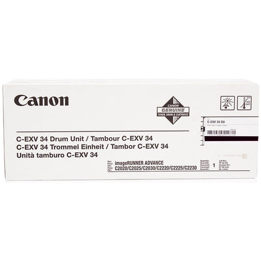 Canon 3786B003 C-EXV34BK DRUM black pt. IR C2020,C2025,C2030, C2220i, 43.000 pag, 913786B00392AA