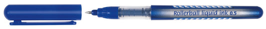 Stanger GG.SN.7420002 Rollerball 0.5 mm ALBASTRU varf metal, corp si scriere albastra, 4011886027919 4011886019679