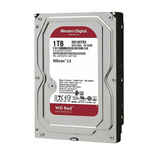 Western Digital WD10EFRX HDD Red, 1TB, 64MB cache, 5400 rpm, SATA3, 718037799650