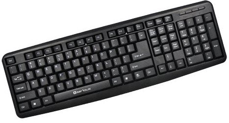 Serioux SRXK-9400USB Tastatura USB, 106 taste, black, 6422921004563