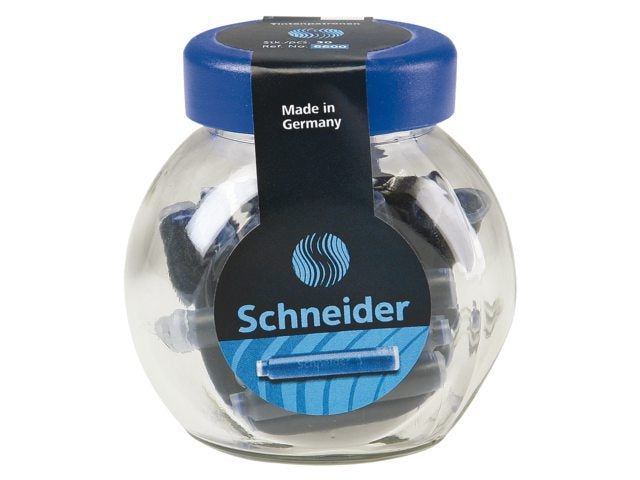 Schneider 284603 Patroane stilou 30/borcan albastru royal, 4004675066008 4004675111340