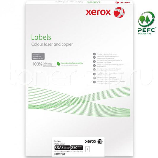 Xerox 003R97540 Etichete COLOTECH, superlucios, 1/SRA3, 160 gr
