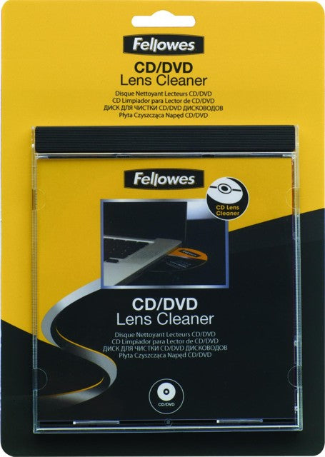 Fellowes 99761 CD/DVD Lens Cleaner disc curatare unitati optice CD/DVD, 077511997617