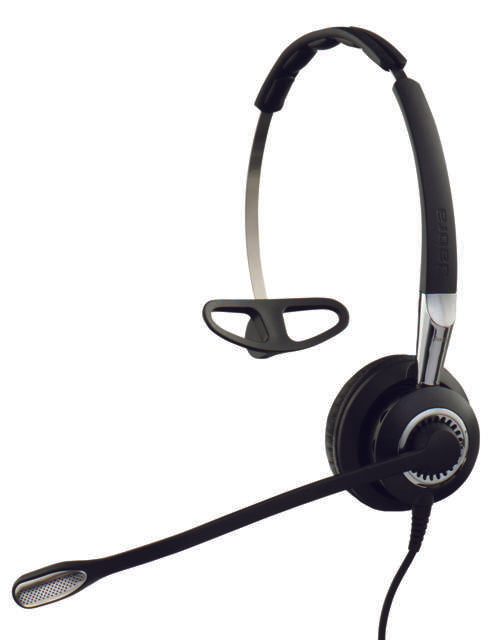 Jabra 2406-820-204 Casca BIZ 2400 II Mono cu fir, Monoaural, On-Ear, conectare QD, 5706991017632