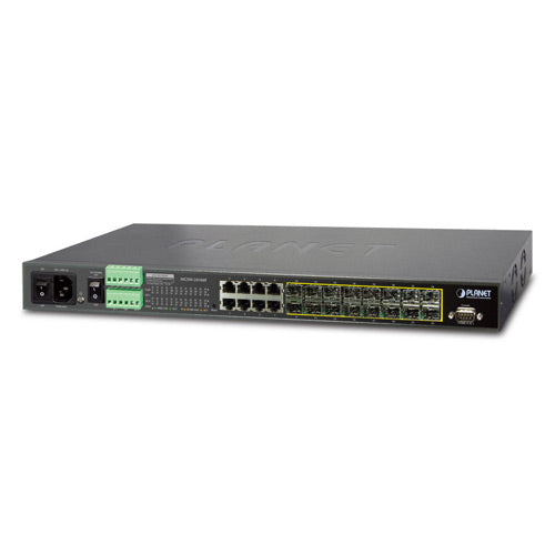 Planet MGSW-24160F Managed Metro Ethernet Switch 16-Port 100/1000Base-X SFP + 8, 4711213688522