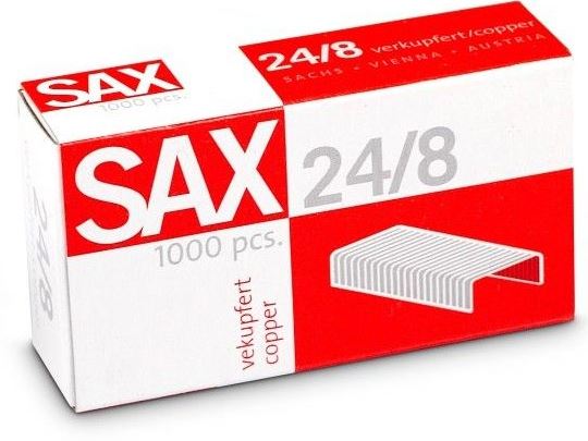 SAX 6346 Capse 24/8, 1000 buc/cutie 50 coli, 9002219030145