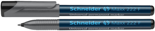 Schneider 4046Negru MAXX 222 F Marker OHP varf fin 0.7mm, permanent, negru, 4004675002341