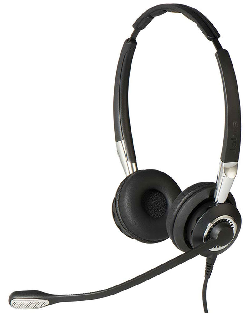 Jabra 2489-820-209 Casca BIZ 2400 II Duo cu fir, Binaural, On-Ear, IP Wideband, conectare QD, 5706991013061