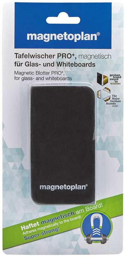 Magnetoplan 12289 Burete magnetic extra strong pentru table de sticla magnetice, 4013695056746