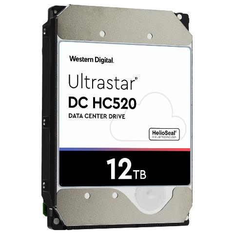 Western Digital 0F30146 HDD HC520 12TB 7200RPM, SATA 6GB, buffer 256MB, 0829686005204 0f30146 829686005204