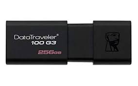 Kingston DT100G3/256GB Flash Drive USB 256GB DataTraveler USB 3.0, 740617281460