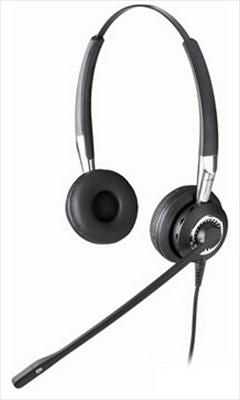 Jabra 2489-820-104 Casca BIZ 2400 Duo cu fir, Binaural, On-Ear, IP Wideband, conectare QD, 5706991009293