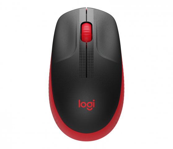 Logitech 910-005908 M190 Full-size wireless mouse, 1000dpi, Red