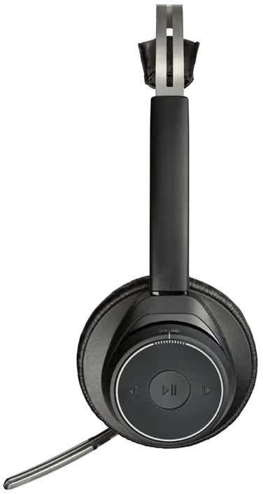 Poly 211709-101 Casca Voyager Focus UC fara fir, cu suport de incarcare, Binaural, On-Ear. USB-C, 017229173453