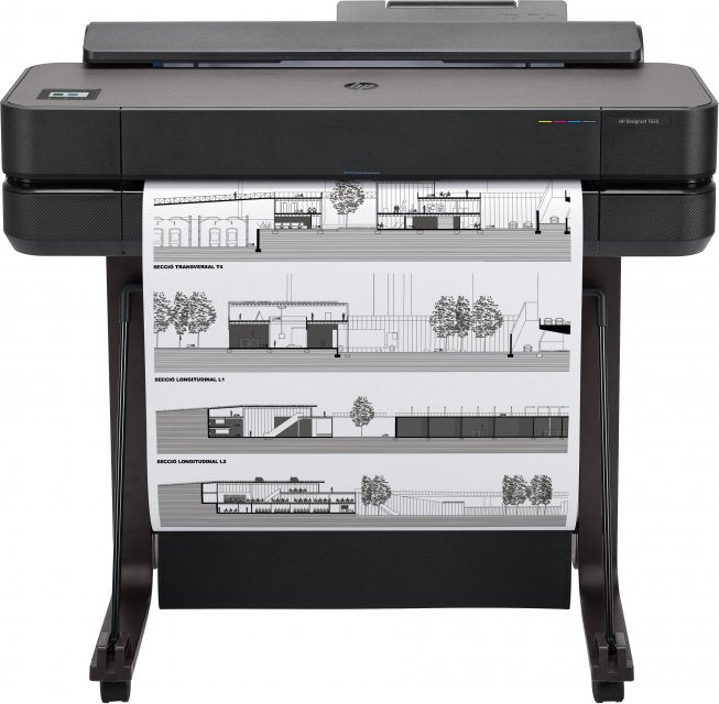 HP 5HB08A Plotter HP Designjet T650 24 inch, Imprimanta thermal inkjet format A1, viteza p