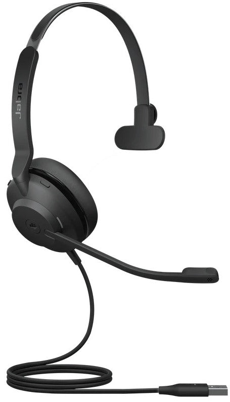 Jabra 23089-899-879 Casca EVOLVE2 30 MS cu fir, Monoaural, On-Ear, conectare USB-C, 5706991024746