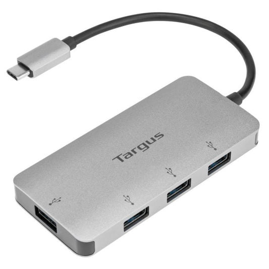 Targus ACH226EU 4-in-1 USB-C Port to USB-A 3.0 ports compatible With Windows, MacOS and Chromebo, 5051794030341