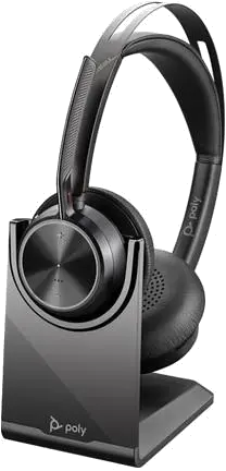 Poly 77Y86AA Casca Voyager Focus 2 UC cu suport de incarcare, Binaural, On-Ear, USB-A, 0017229166738 017229166738 197029609984