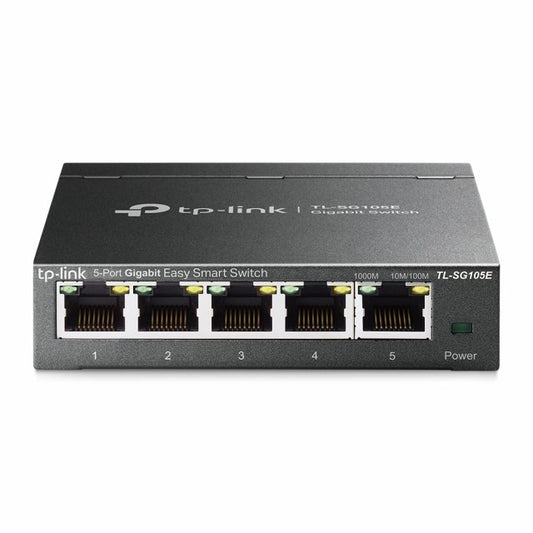 TP-Link TL-SG105E Switch 5 porturi Gigabit, carcasa metalica, 6935364022037