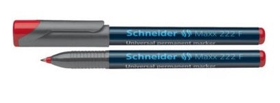 Schneider 4046rosu MAXX 222 F Marker OHP varf fin 0.7mm, permanent, rosu, 4004675002372