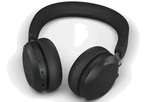 Jabra 27599-999-999 Casca EVOLVE2 75 MS fara fir, Binaural, On-Ear, USB-A via Link 380a, Black, 5706991024302