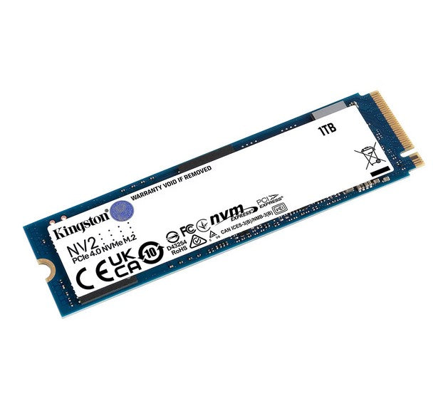 Kingston SNV2S/1000G SSD 1TB NV2 M.2 2280 PCIe 4.0 NVMe 3500/2100MB/s 320TBW, 740617329919