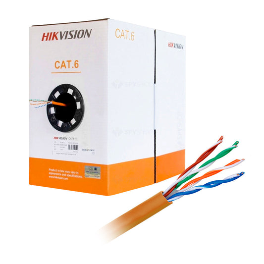 Hikvision DS-1LN6-UU Cablu U/UTP cat.6, 4x23AWG, material cupru integral, ANSI/TIA-568-C.2 PVC, 305m, 6954273642402