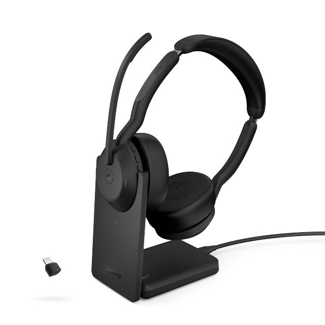 Jabra 25599-989-989 Evolve2 55, Link380a UC Stereo Stand, 5706991027556