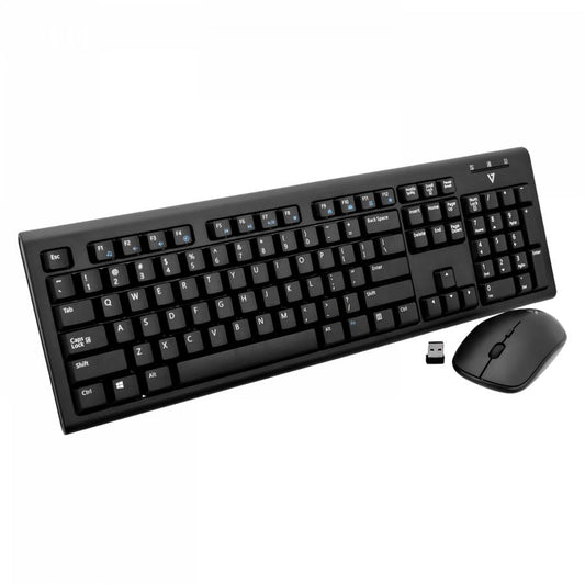V7 CKW200US-E Wireless Keyboard and Mouse Combo, US Layout, 662919096378