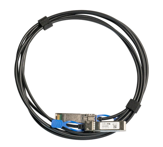 MikroTik XS+DA0001 Direct Attach Cable XS+DA0001 cablu retea SFP 1G, SFP+ 10G, 25G, lungime 1m