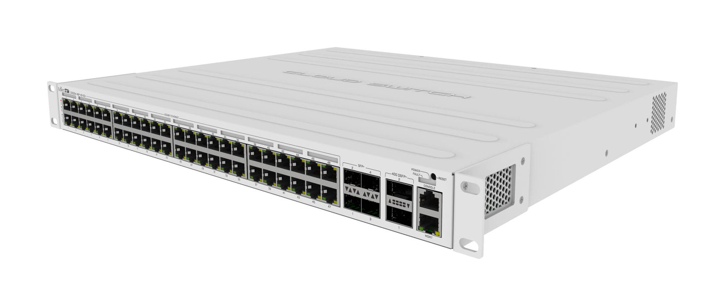 MikroTik CRS354-48G-4S+2Q+RM CRS354-48G-4S+2Q+RM L5 switch 48porturi Gigabit 1GbE, 4752224002266