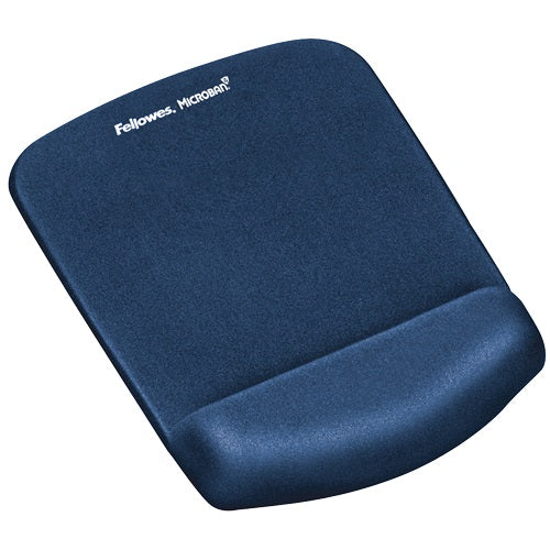 Fellowes 9287302 PlushTouch™ Mousepad Wrist Support Blue mouse pad cu suport pentru incheietura