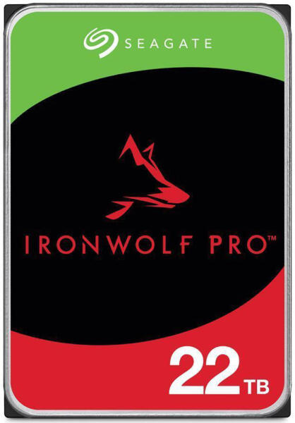 Seagate ST22000NT001 HDD NAS IronWolf Pro 22TB CMR 3.5inch, 512MB, SATA, 7200RPM, 8719706432269