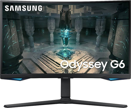 Samsung LS32BG650EUXEN Odyssey G6 monitor gaming 32inch curbat 1000R 2560x1440px 240Hz 1ms, 8806094192711