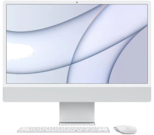 Apple MGPD3RO/A PC AIO iMac 24" procesor M1 8GB 8 nuclee CPU si 8 nuclee GPU 512GB SSD Silver, 194252123003