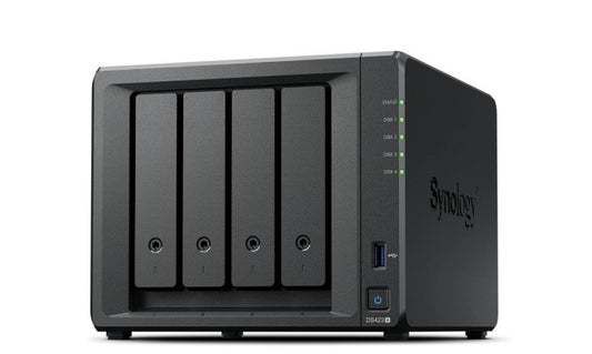 Synology DS423+ DiskStation DS423+ sistem NAS cu 4 sloturi 3.5/2.5inch SATA + 2 sloturi M.2 NVMe, 4711174725007