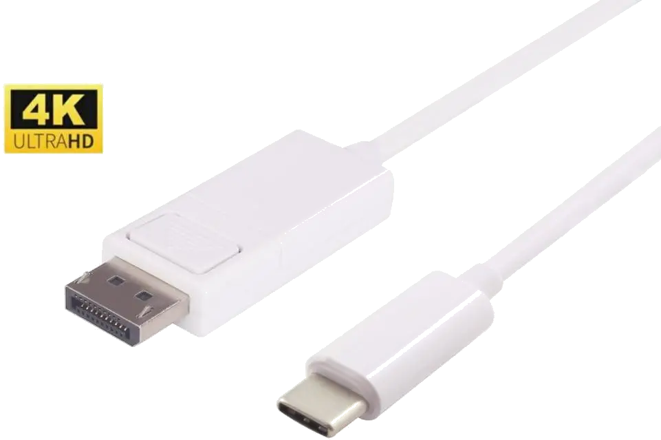 MicroConnect USB3.1CDPB2W USB-C Displayport cable 2m, USB-C to Displayport cable, 5706998092816